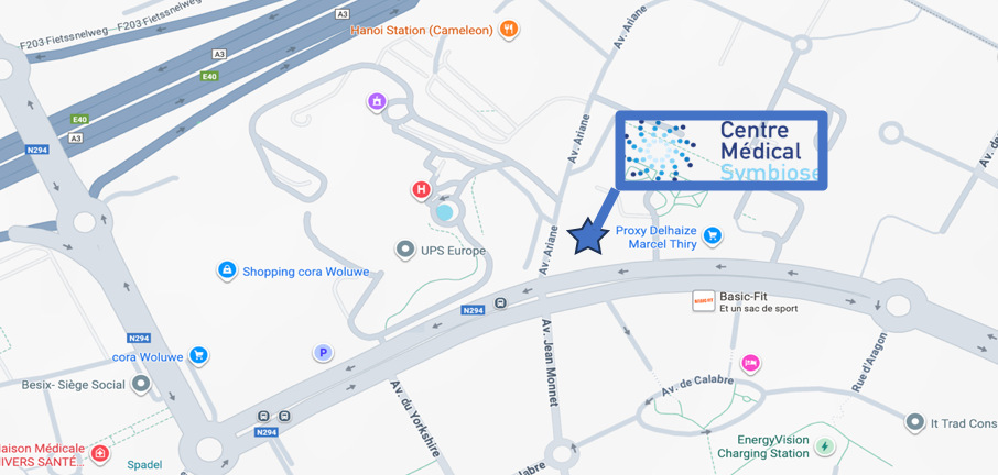 Carte d'accès au Centre Médical Symbiose